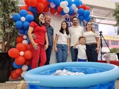 Supermercado Hamud realizou o sorteio da promoção de aniversario em comemoração aos 20 anos em Laranjeiras do Sul